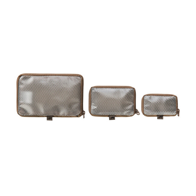 Tasmanian Tiger Mesh Pouch Set VL набір сумок, койотовий коричневий