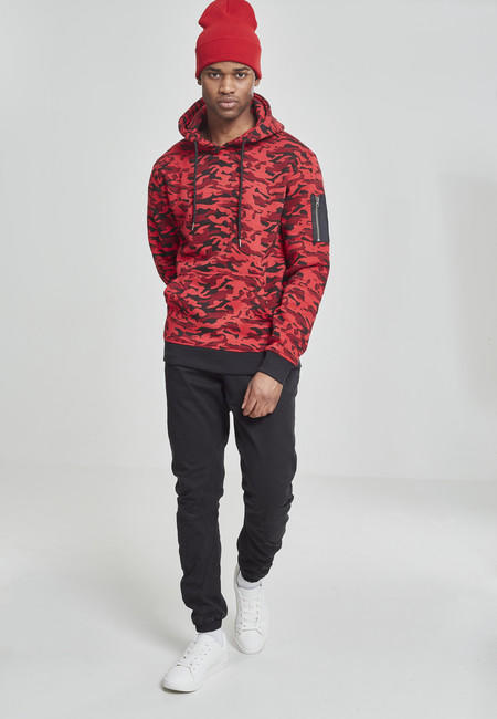 Urban Classics маскувальний світшот чоловічий, red camo