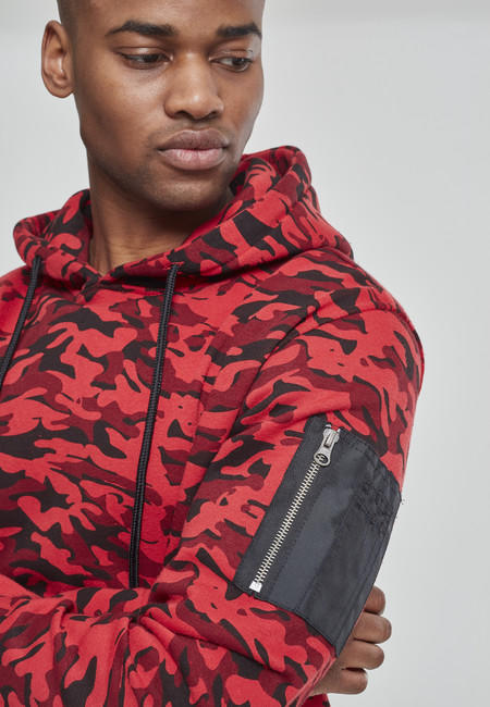 Urban Classics маскувальний світшот чоловічий, red camo