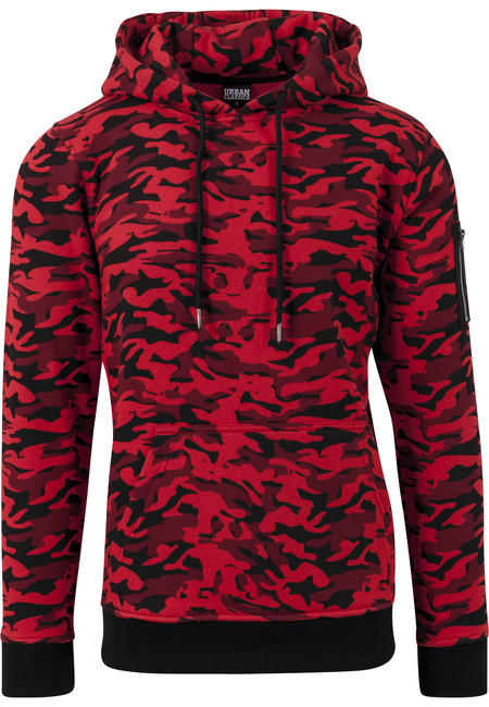 Urban Classics маскувальний світшот чоловічий, red camo
