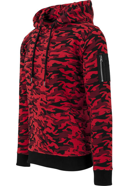 Urban Classics маскувальний світшот чоловічий, red camo