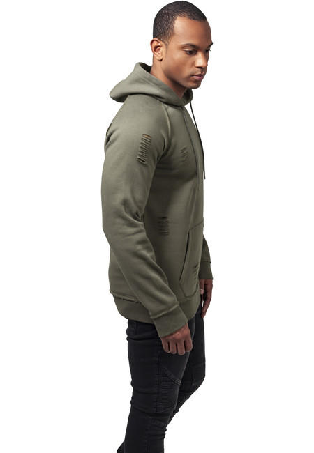 Urban Classics толстовка з капюшоном чоловіча, оливкова