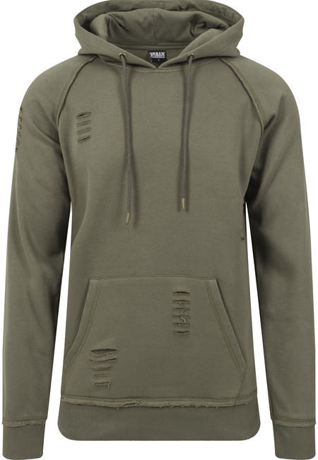 Urban Classics толстовка з капюшоном чоловіча, оливкова