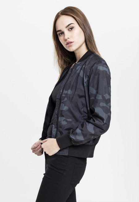 Urban Classics світла бомбер куртка жіноча, woodcamo