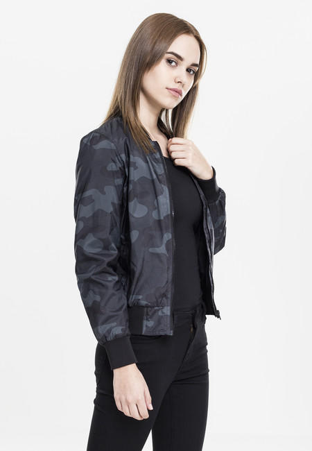 Urban Classics світла бомбер куртка жіноча, woodcamo