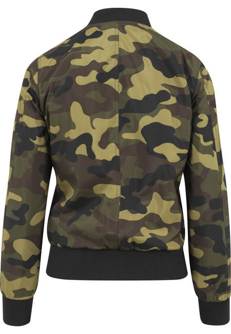 Urban Classics світла бомбер куртка жіноча, woodcamo