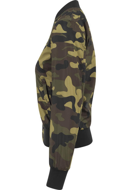 Urban Classics світла бомбер куртка жіноча, woodcamo