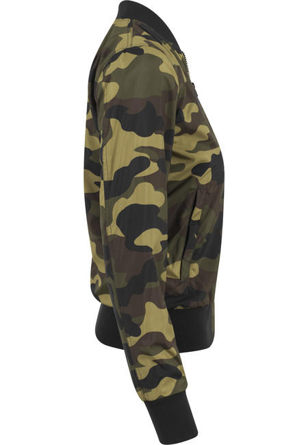 Urban Classics світла бомбер куртка жіноча, woodcamo
