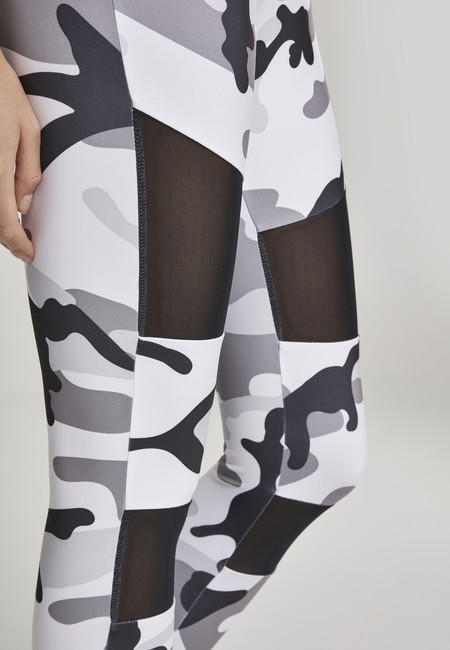 Urban Classics жіночі легінси tech mesh, snowcamo