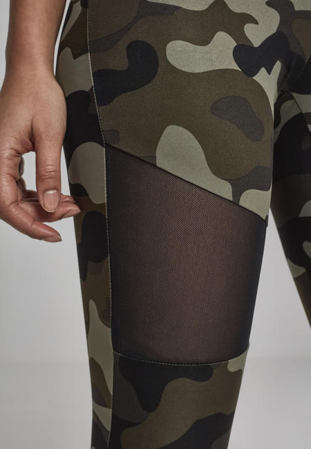 Urban Classics жіночі легінси tech mesh, woodcamo
