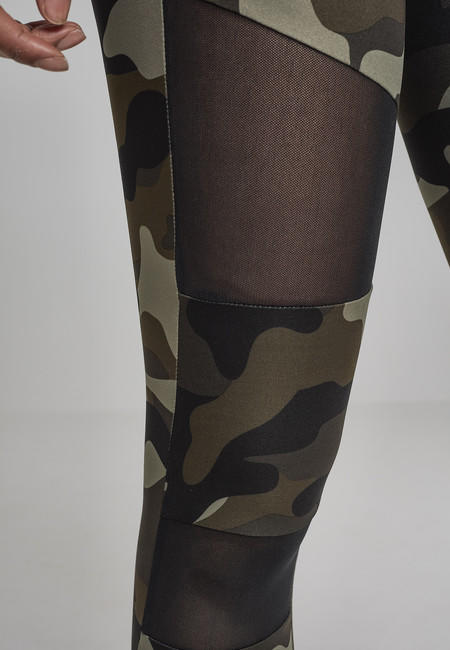 Urban Classics жіночі легінси tech mesh, woodcamo
