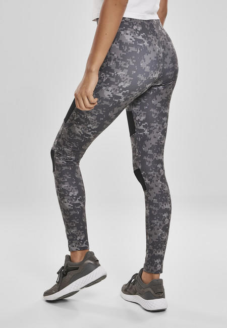 Urban Classics жіночі легінси tech mesh, dark digital camo