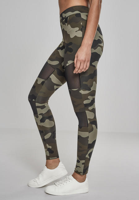 Urban Classics жіночі легінси tech mesh, woodcamo