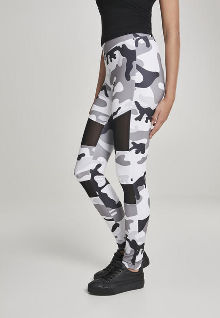 Urban Classics жіночі легінси tech mesh, snowcamo