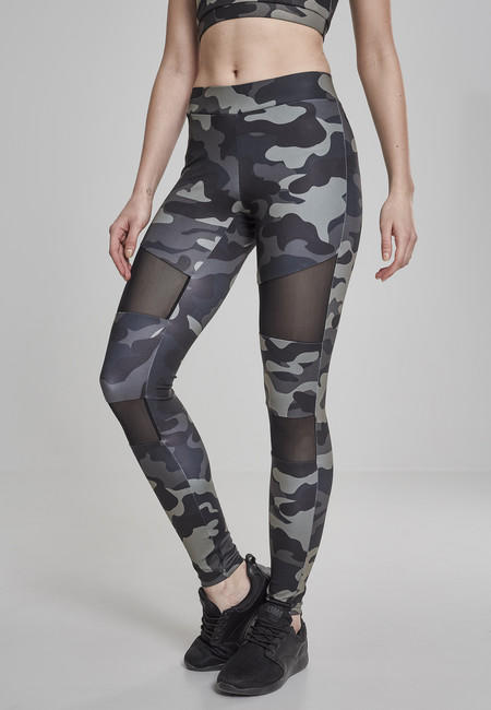 Urban Classics жіночі легінси tech mesh, darkcamo