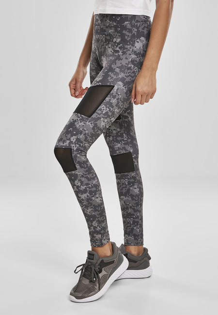 Urban Classics жіночі легінси tech mesh, dark digital camo