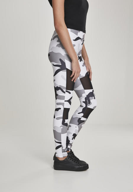 Urban Classics жіночі легінси tech mesh, snowcamo