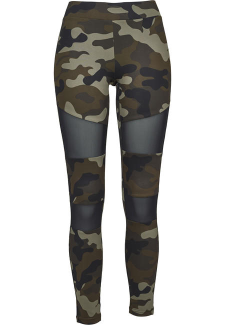Urban Classics жіночі легінси tech mesh, woodcamo