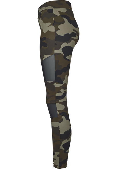 Urban Classics жіночі легінси tech mesh, woodcamo