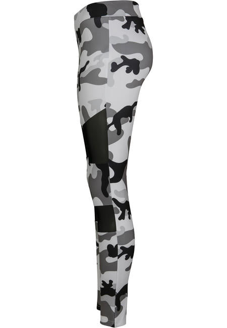 Urban Classics жіночі легінси tech mesh, snowcamo