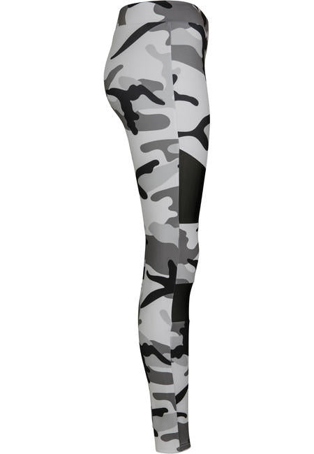 Urban Classics жіночі легінси tech mesh, snowcamo
