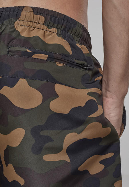 Urban Classics маскувальні чоловічі плавки, wood camo