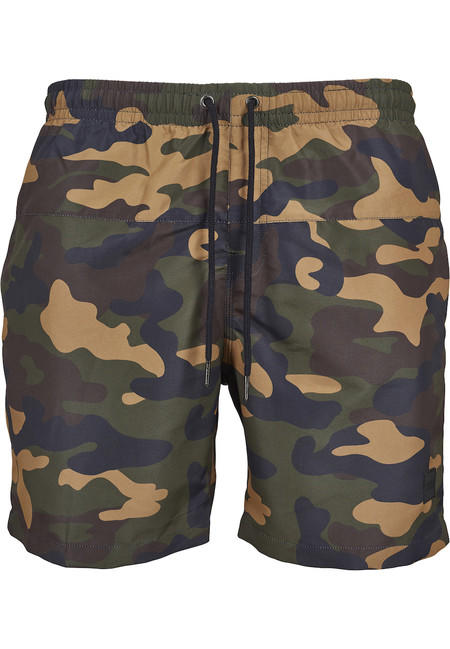 Urban Classics маскувальні чоловічі плавки, wood camo
