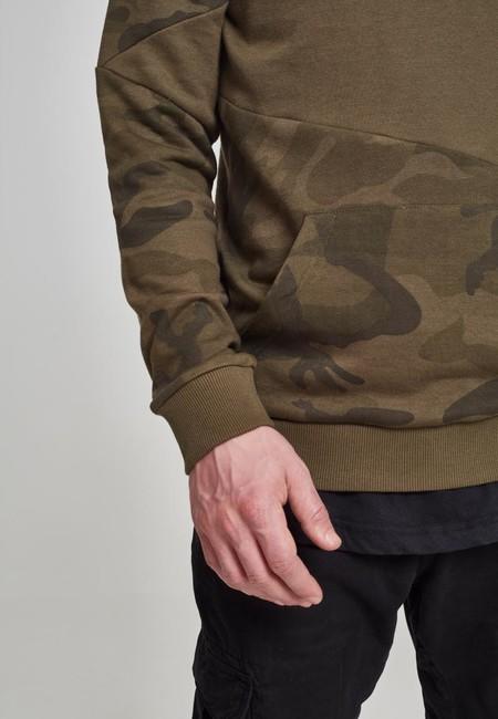 Urban Classics Zig Zag світшот чоловічий, оливковий камуфляж