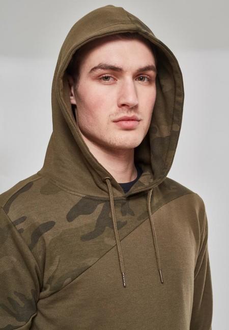 Urban Classics Zig Zag світшот чоловічий, оливковий камуфляж