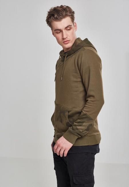 Urban Classics Zig Zag світшот чоловічий, оливковий камуфляж
