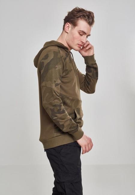 Urban Classics Zig Zag світшот чоловічий, оливковий камуфляж