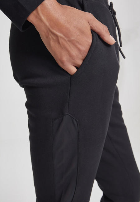 Urban Classics жіночі спортивні штани Tech Mesh Side Stripe, чорні