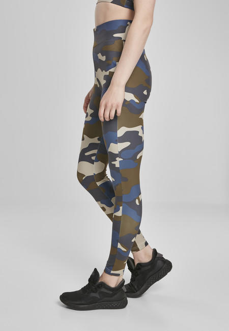 Urban Classics Camo Tech жіночі легінси, оливковий камуфляж
