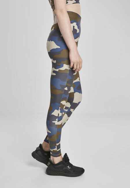 Urban Classics Camo Tech жіночі легінси, оливковий камуфляж