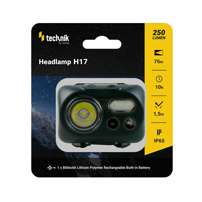 Technik налобний ліхтар LED CREE L2 Micro-USB з гумовим покриттям, червоне світло