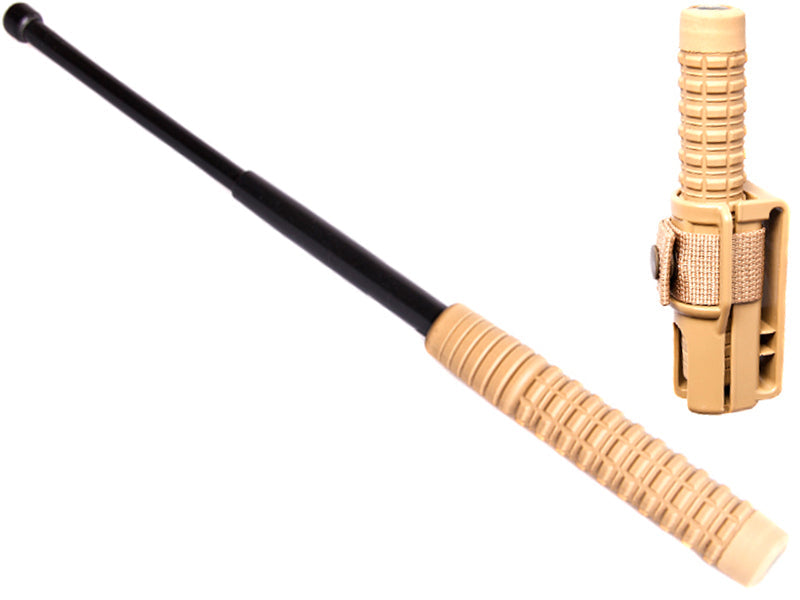 ESP телескопічна дубинка 18" 45 см, чорна, піщана рукоятка