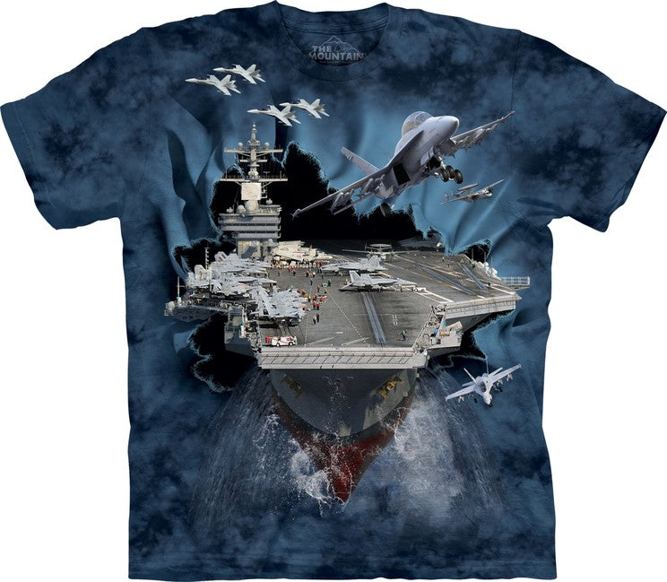 The Mountain 3D стюардеси авіаносець футболка, unisex