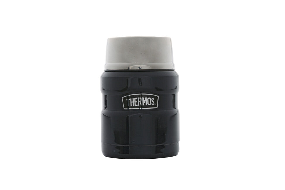 Thermos King контейнер для їжі з ложкою, темно-синій, 0,47 л