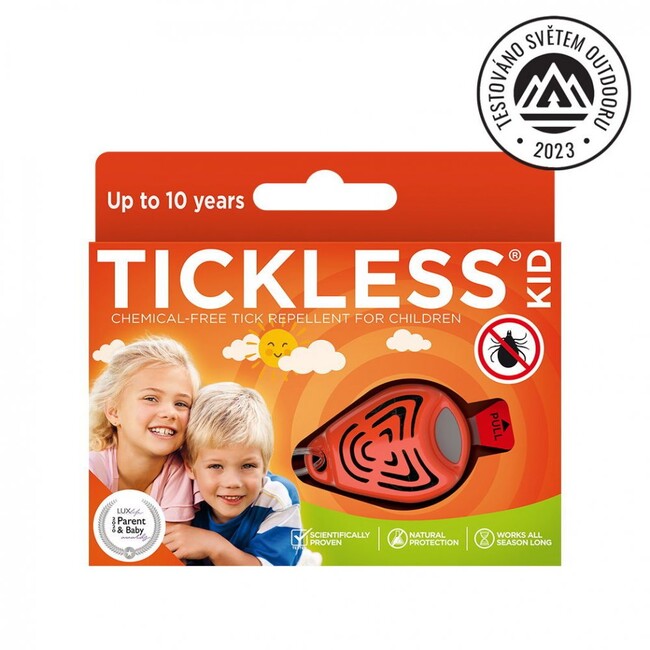 Tickless Kid ультразвуковий репелент від кліщів, помаранчевий