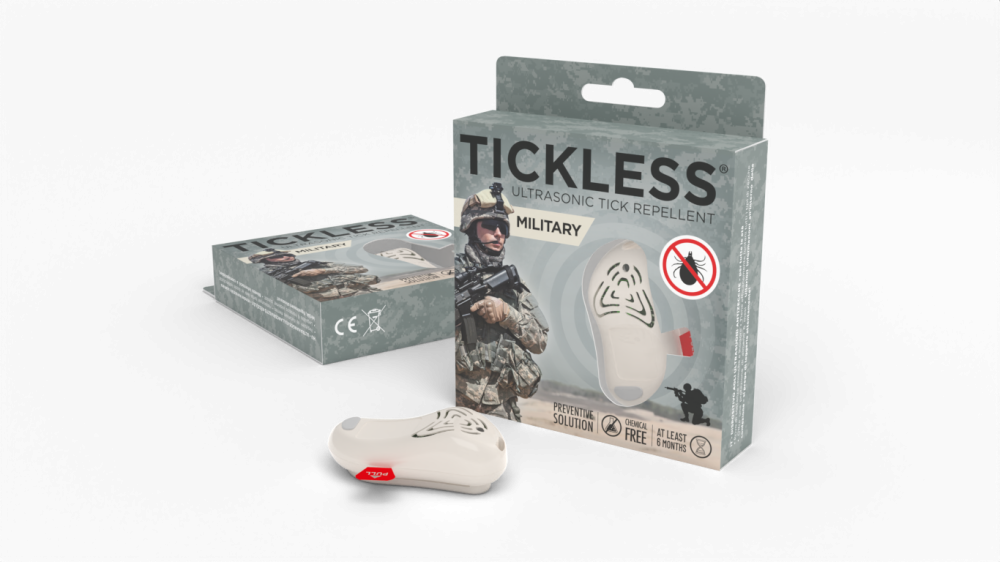 Tickless Military ультразвуковий відлякувач від кліщів, бежева