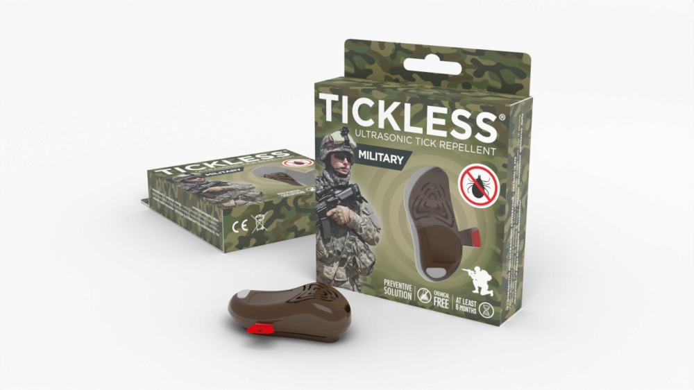 Tickless Military ультразвуковий відлякувач від кліщів, коричневий