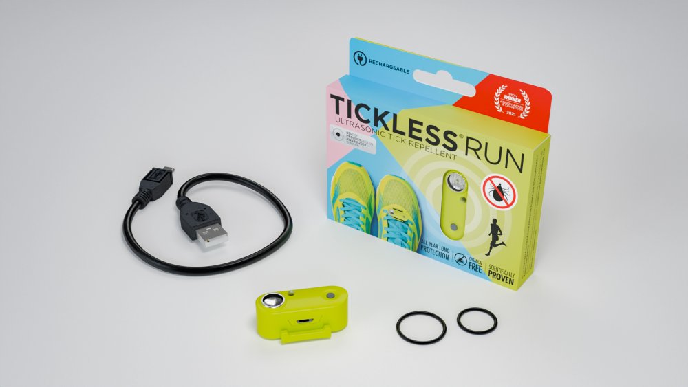 Tickless Run ультразвуковий відлякувач від кліщів, неон жовтий