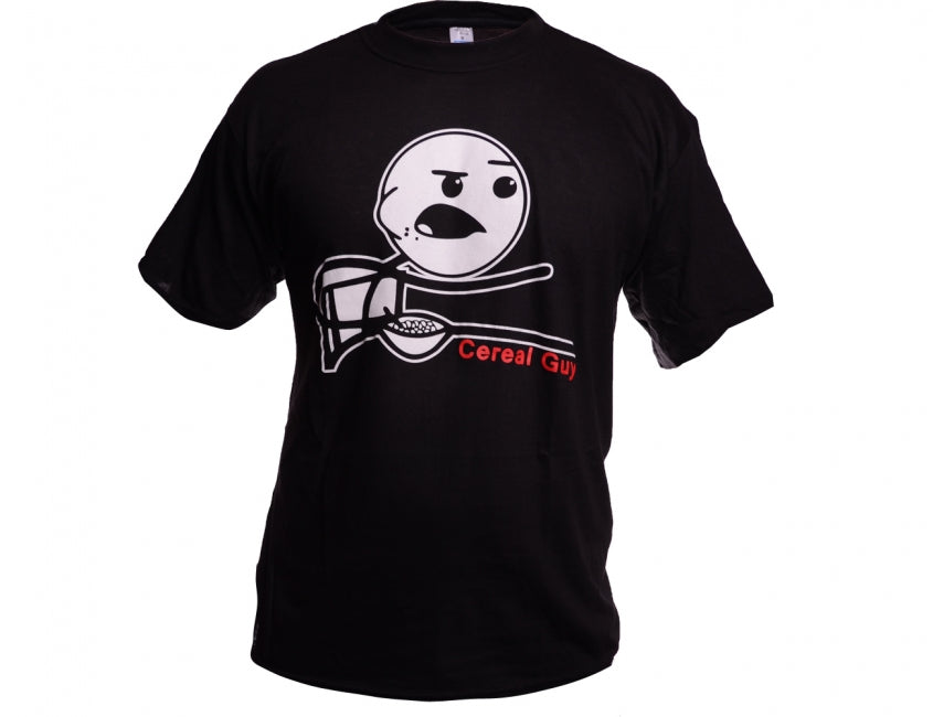 O&T Funny cereal guy смішна футболка, чорна