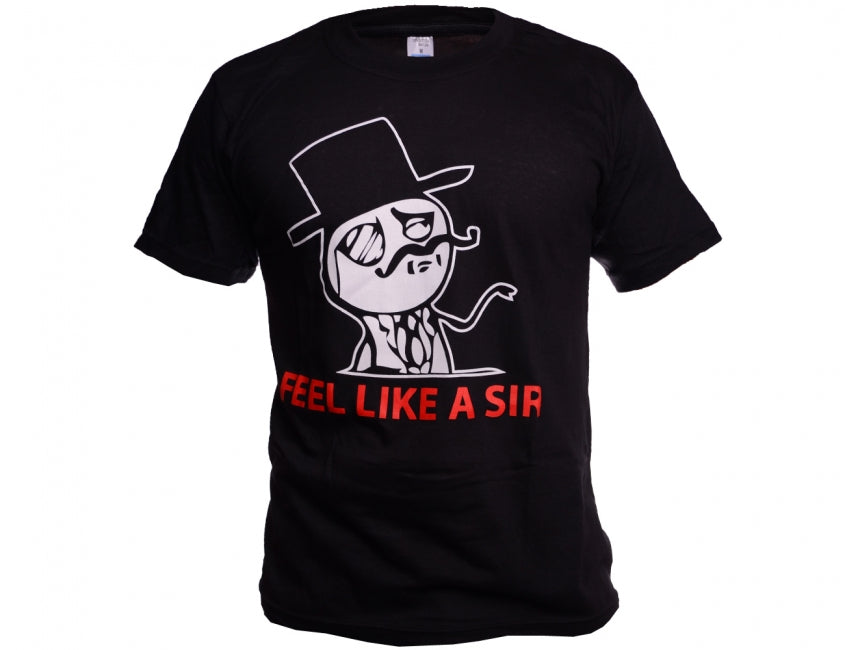 O&T Funny like a sir футболка з гумором, чорна