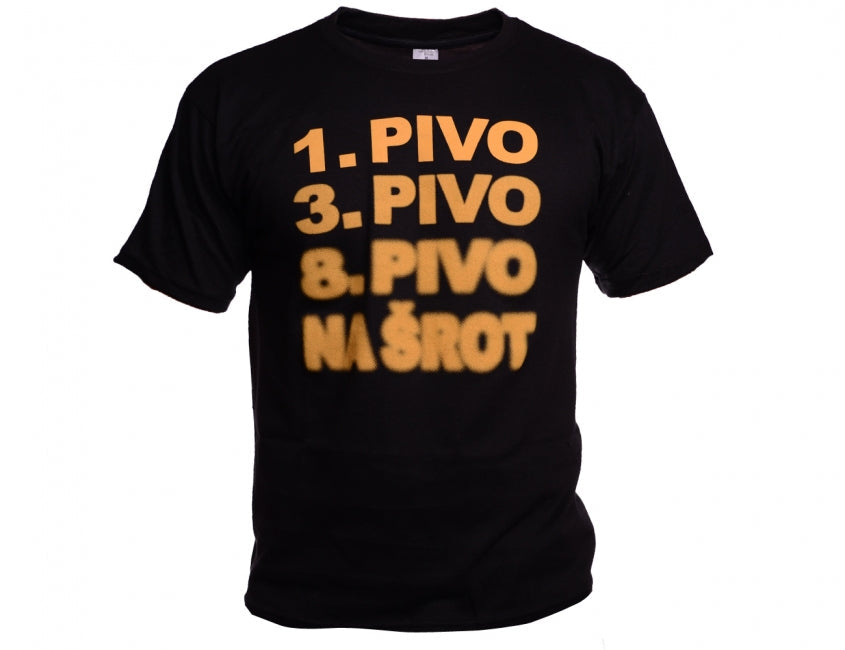 O&T Funny футболка прикольні pivo, чорна