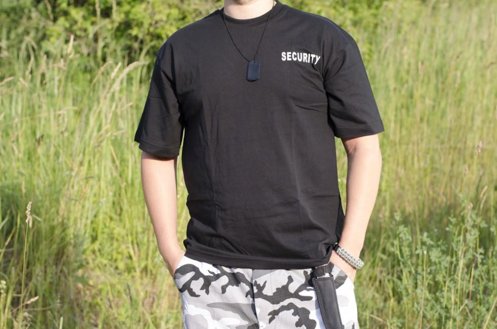 MFH Security футболка 160g/m2, чорна
