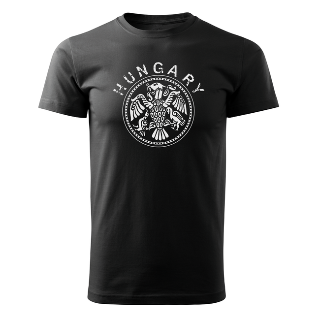 DRAGOWA футболка Hungary 160g/m2, чорна