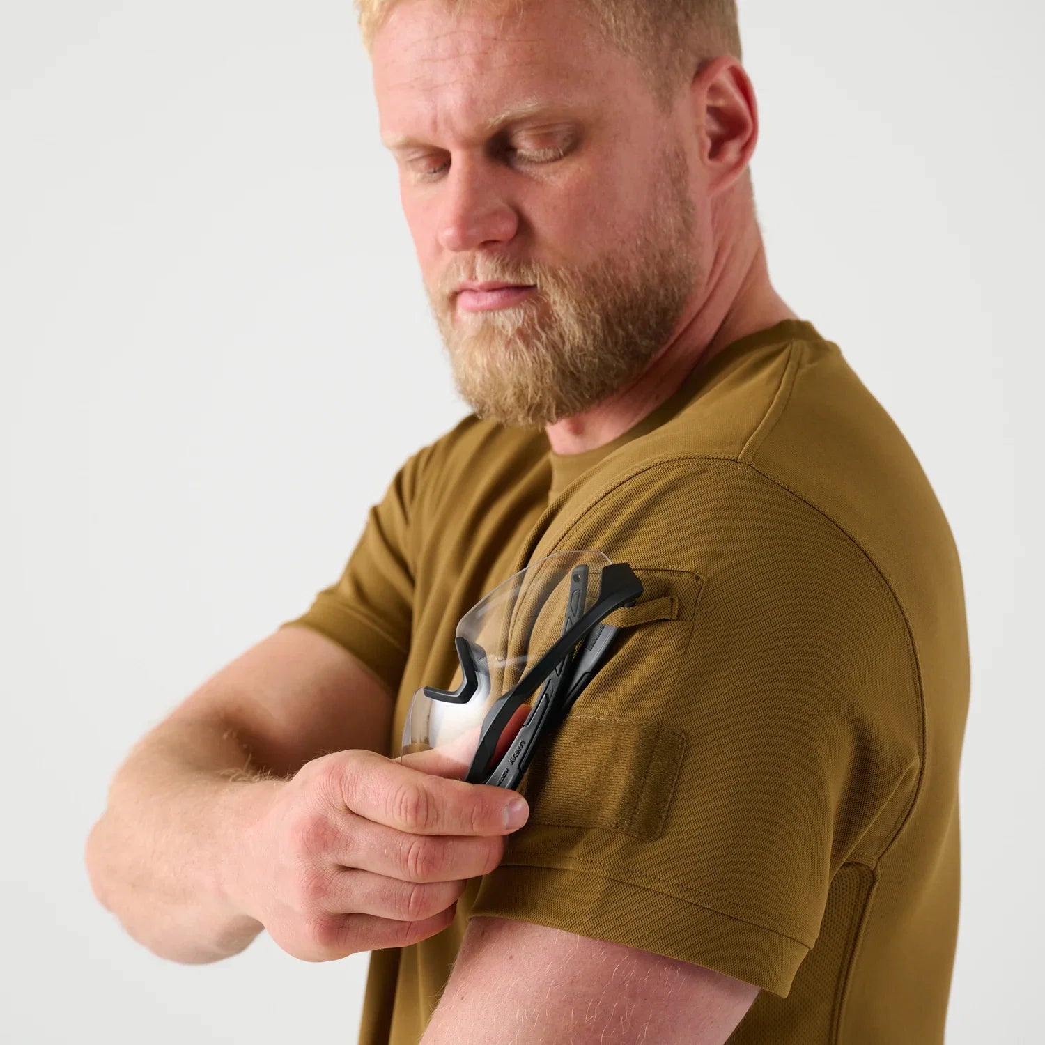 Helikon-Tex TopCool Lite tričko krátke tactical, Coyote – detail 1