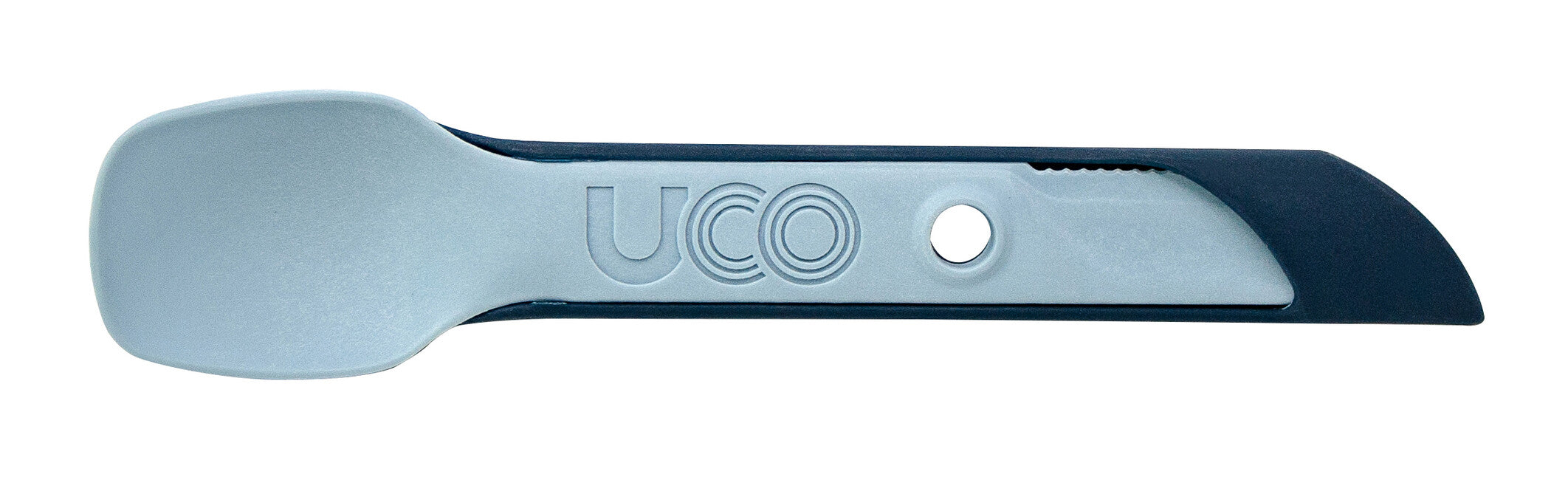 UCO Switch розширювана нейлонова сукупність приладдя spork з петлею для кріплення та тримачем на виделки, stoneblue