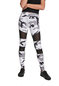 Urban Classics жіночі легінси tech mesh, snowcamo